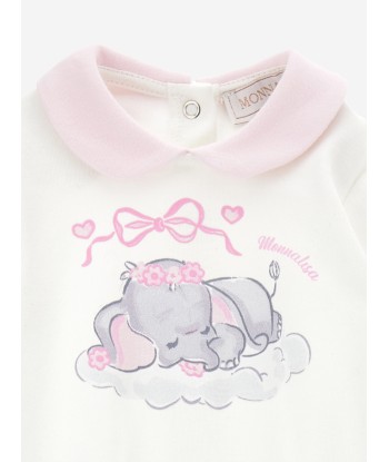 Monnalisa Baby Girls Dumbo Babygrow Gift Set in Ivory Les magasins à Paris et en Île-de-France