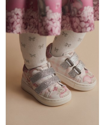 Monnalisa Girls Disney Dumbo Glitter Trainers in Pink sur le site 