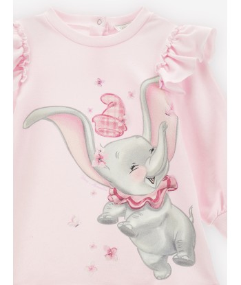 Monnalisa Baby Girls Dumbo Sweater Dress in Pink Les êtres humains sont 