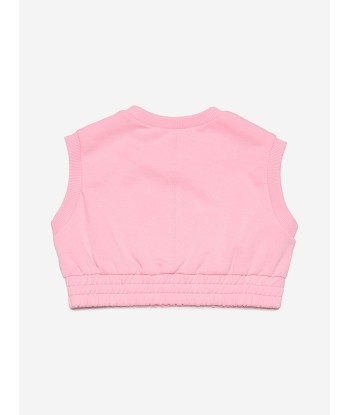 MARNI Girls Sleeveless Sweatshirt in Pink hantent personnes