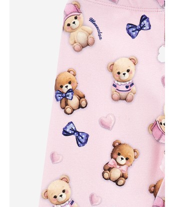 Monnalisa Baby Girls Teddy Bear Leggings in Pink sur le site 