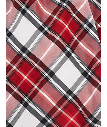 Monnalisa Baby Girls Tartan Taffeta Balloon Skirt in Red l'achat 