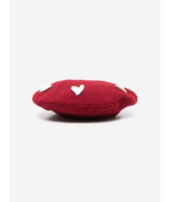 Monnalisa Baby Girls Wool Beret in Red sur le site 