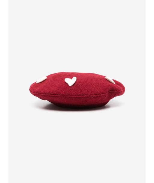 Monnalisa Baby Girls Wool Beret in Red sur le site 