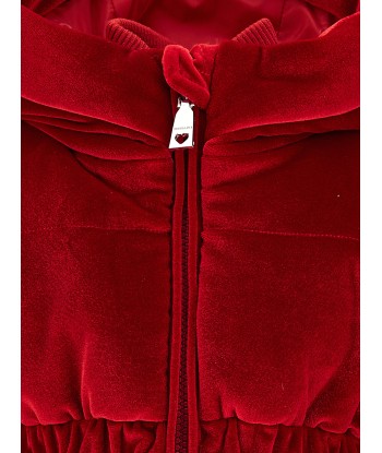 Monnalisa Baby Girls Down Chenille Long Coat in Red store