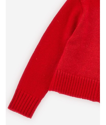 Monnalisa Baby Girls Wool Knitted Cardigan in Red ou a consommer sur place