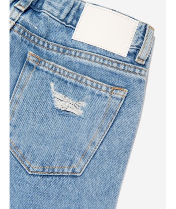 MM6 Maison Margiela Kids Wide Leg Jeans in Blue sélection de produits