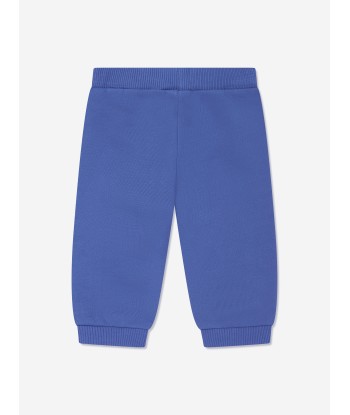 Balmain Baby Boys Logo Joggers in Blue solde