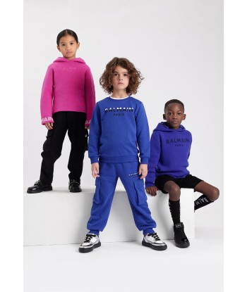 Balmain Boys Cargo Joggers in Blue Venez découvrir notre 