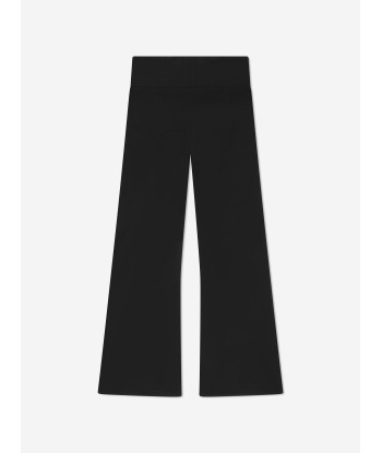 Balmain Girls Flared Logo Leggings in Black commande en ligne