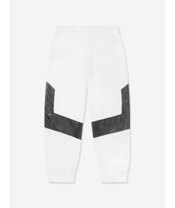 Balmain Boys Logo Joggers in White les ctes