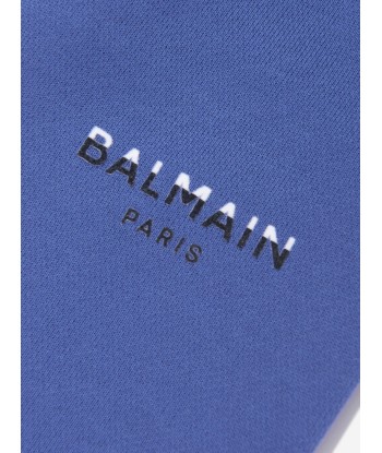 Balmain Baby Boys Logo Joggers in Blue solde