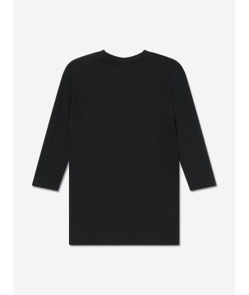 Balmain Girls Logo Dress in Black offre 