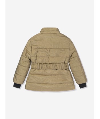 Balmain Girls Puffer Jacket in Gold 50-70% off 