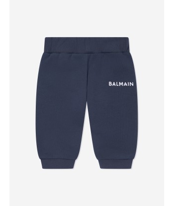 Balmain Baby Logo Joggers in Navy shop