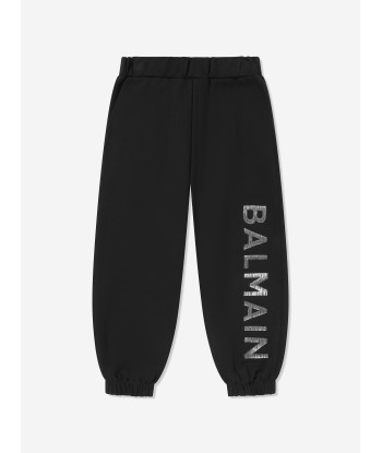 Balmain Kids Logo Joggers in Black une grave pollution 