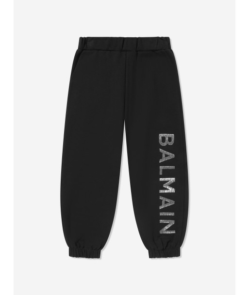 Balmain Kids Logo Joggers in Black une grave pollution 