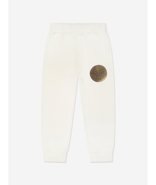 Balmain Kids Logo Joggers in Ivory pas cher 