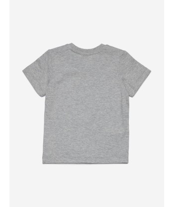 MARNI Baby Round Logo T-Shirt in Grey Amélioration de cerveau avec