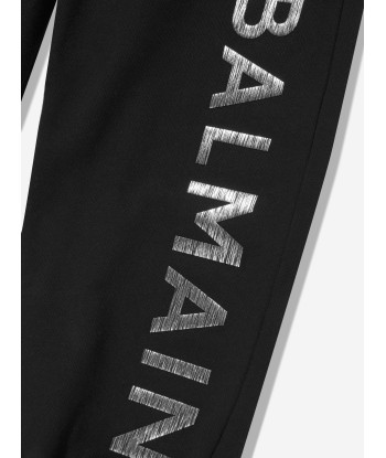 Balmain Kids Logo Joggers in Black une grave pollution 