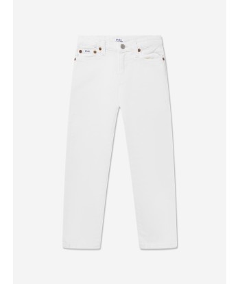 Ralph Lauren Boys Slim Fit Sullivan Jeans in White d'Europe débarque