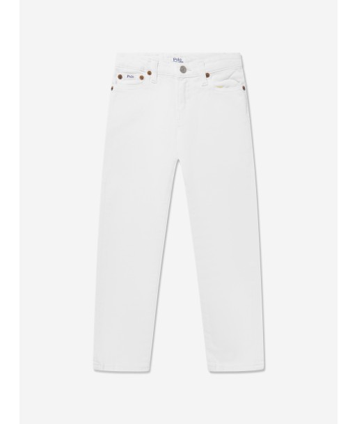 Ralph Lauren Boys Slim Fit Sullivan Jeans in White d'Europe débarque