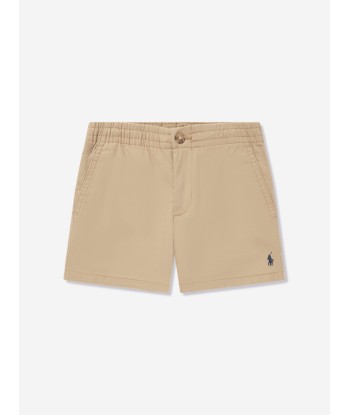 Ralph Lauren Boys Chino Shorts in Beige est présent 