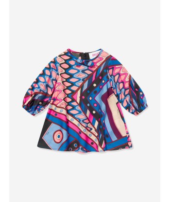 Pucci Baby Girls Vivara Print Dress in Multicolour paiement sécurisé