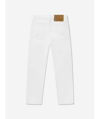 Ralph Lauren Boys Slim Fit Sullivan Jeans in White d'Europe débarque