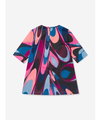 Pucci Girls Onde Print Dress in Multicolour Economisez 