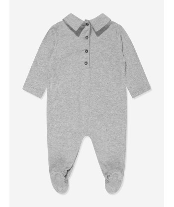 Balmain Baby Logo Babygrow Set in Grey Vous souhaitez 