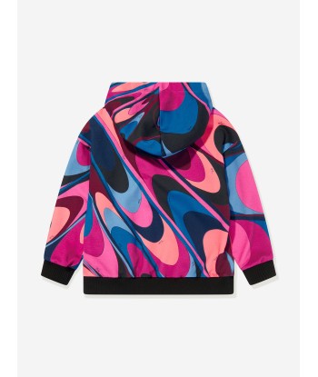 Pucci Girls Onde Print Hoodie in Multicolour français