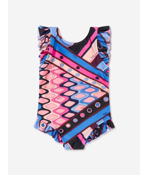 Pucci Baby Girls Vivara Print Swimsuit in Multicolour en linge