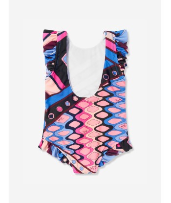 Pucci Baby Girls Vivara Print Swimsuit in Multicolour en linge