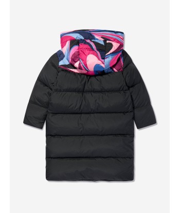 Pucci Girls Puffer Jacket in Black chez Cornerstreet bien 