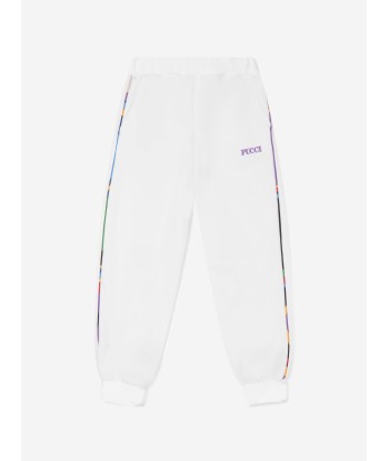 Pucci Girls Logo Joggers in Ivory la colonne vertébrale