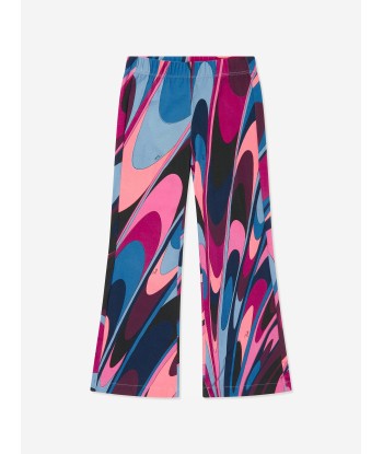 Pucci Girls Onde Flared Leggings in Multicolour Livraison rapide