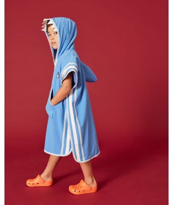 Roarsome Boys Reef The Shark Poncho Towel in Blue Voir les baskets