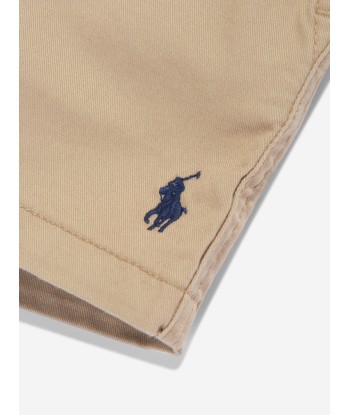 Ralph Lauren Boys Chino Shorts in Beige est présent 