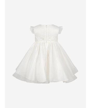 Sarah Louise Girls Dress - Organza & Lace Trim Ceremonial Dress prix pour 