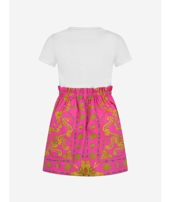 Versace Girls Dress - White & Cotton Dress des créatures d'habitude