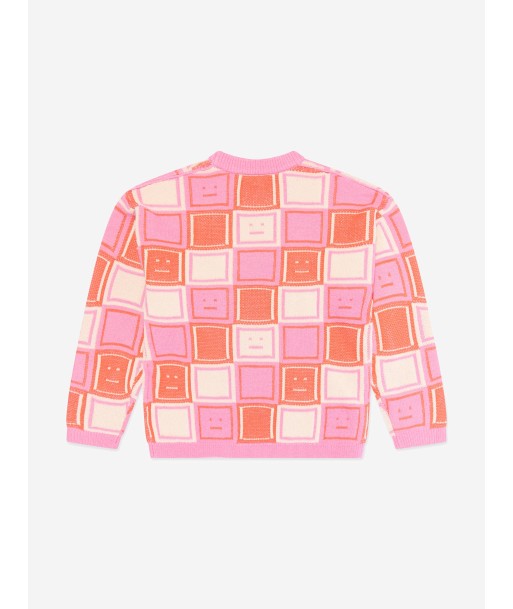 Acne Studios Kids Klock Wool Knitted Jumper in Pink À commander