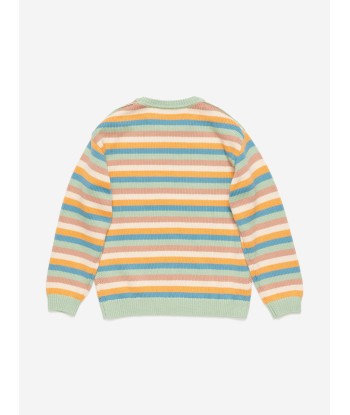 Acne Studios Kids Striped Knitted Jumper in Multicolour une grave pollution 