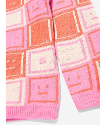 Acne Studios Kids Klock Wool Knitted Jumper in Pink À commander