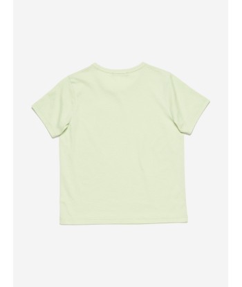 Acne Studios Kids Nash Face T-Shirt in Green Vous souhaitez 