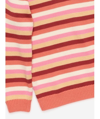 Acne Studios Kids Striped Knitted Jumper in Multicolour 2023