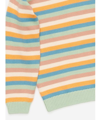 Acne Studios Kids Striped Knitted Jumper in Multicolour une grave pollution 