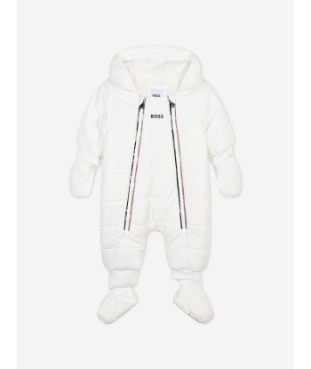 BOSS Baby Padded Snowsuit in Ivory est présent 