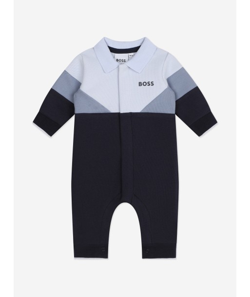 BOSS Baby Boys Logo Promper in Navy ou a consommer sur place