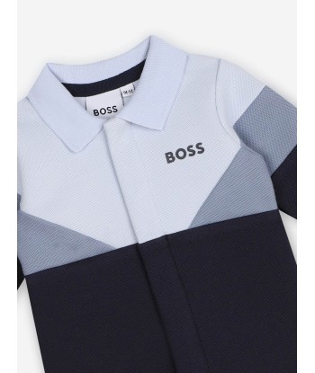 BOSS Baby Boys Logo Promper in Navy ou a consommer sur place